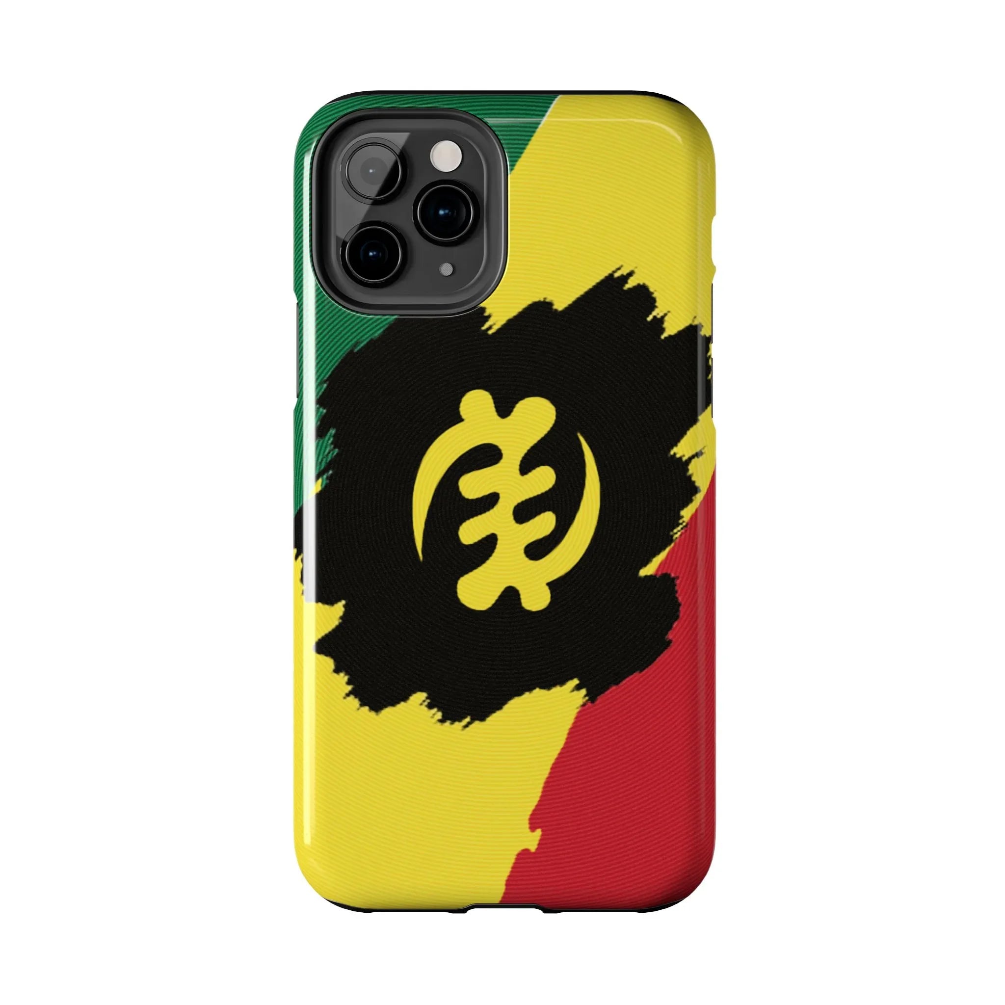 Sankofa Tough Phone Case — Shockproof Protective Phone Cover with Ghana Adinkra Symbol - DiwaKi