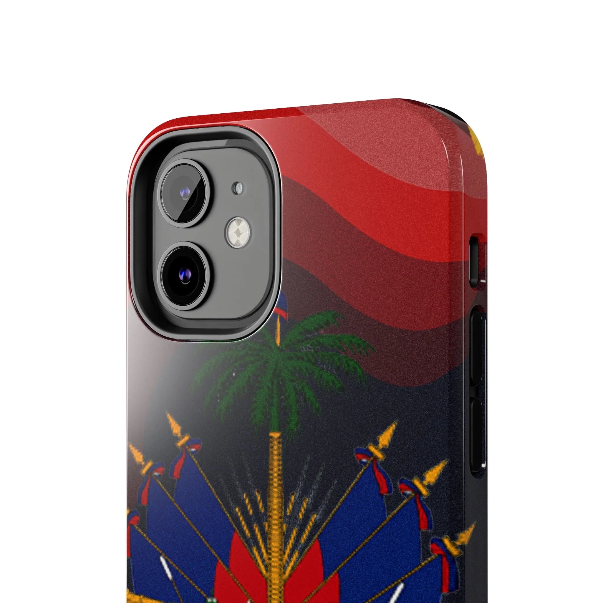 Haiti Coat of Arms Tough Phone Case — Patriotic Haitian Flag Protective Cover - DiwaKi