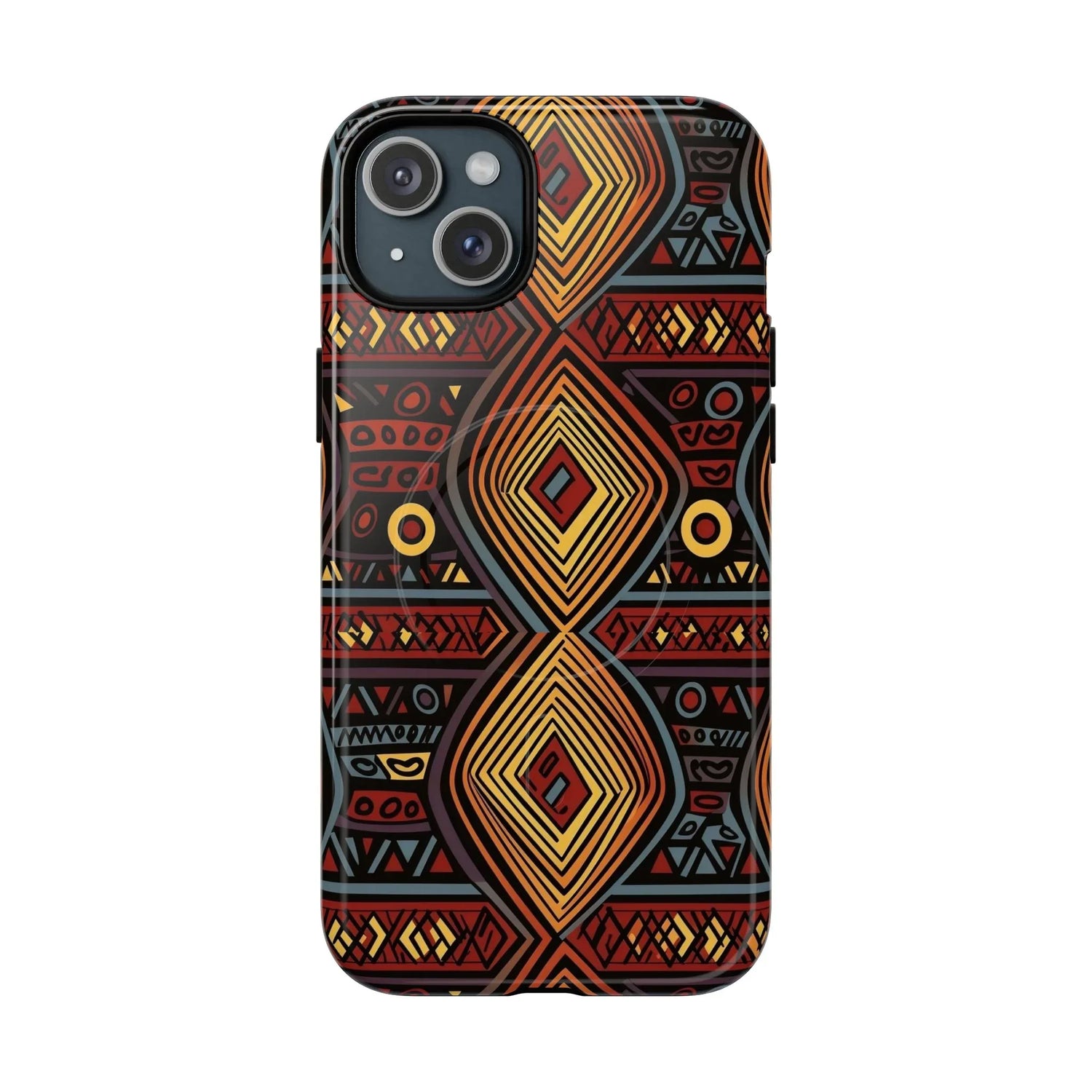 Tribal Geometric Tough Magnetic Phone Case - DiwaKi