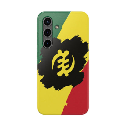 Sankofa Tough Phone Case — Shockproof Protective Phone Cover with Ghana Adinkra Symbol - DiwaKi