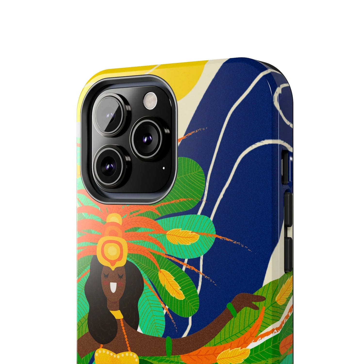 Brazil carnival Tough Phone Case — Statue of Liberty &amp; American Flag Design - DiwaKi