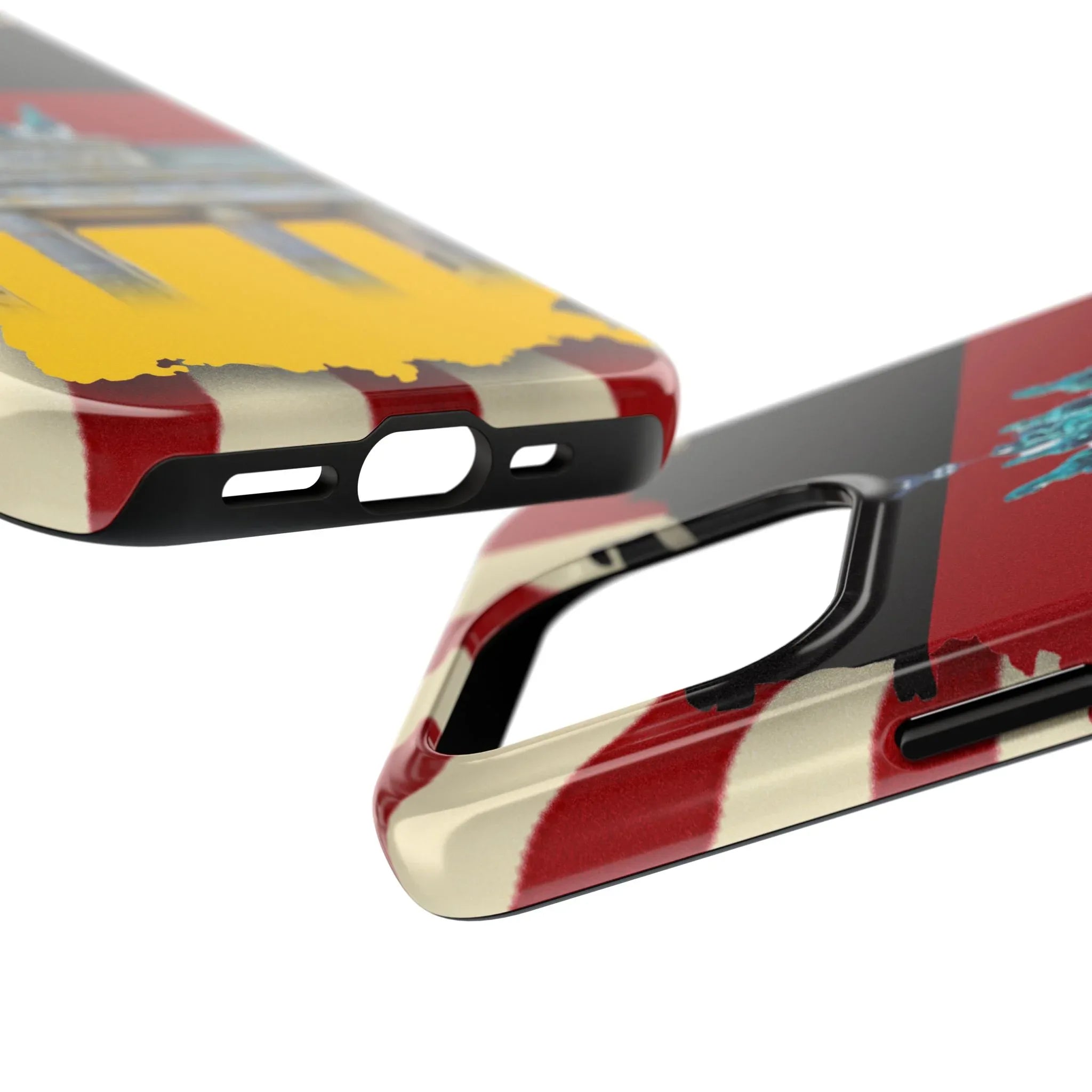 German Flag Brandenburger Gate Tough Phone Case – Berlin Landmark Protective Cover - DiwaKi