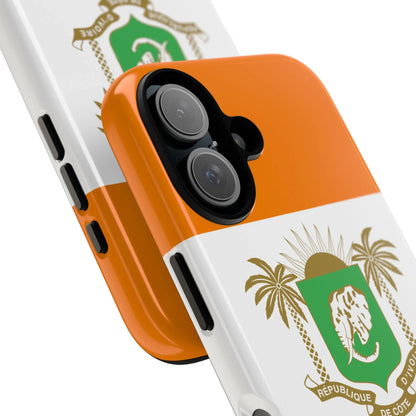 Ivory Coast Flag Tough Phone Case — Côte d&