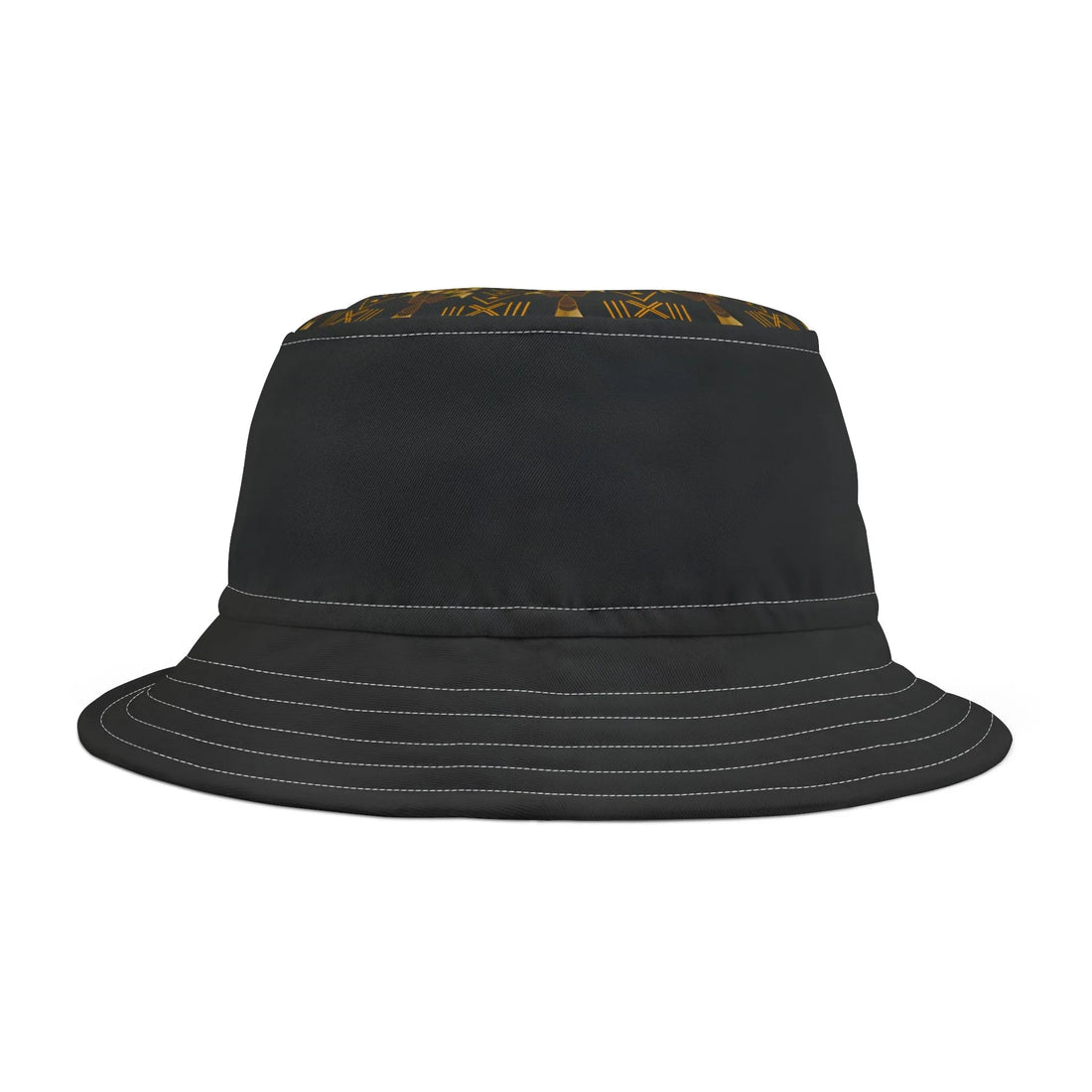 Cool Black Bucket Hat with Subtle Texture - DiwaKi