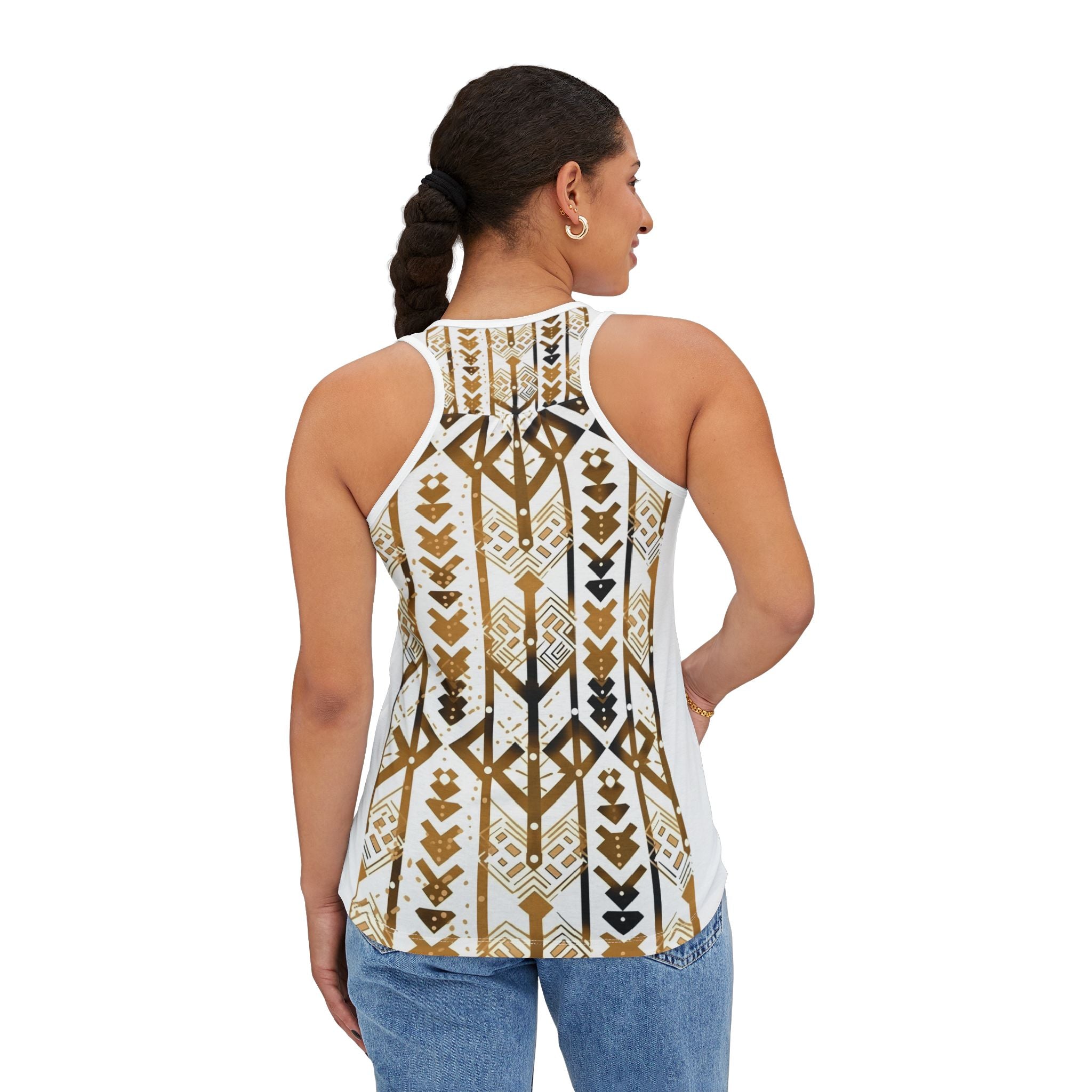 Gold Tribal Arrow Tank Top — Women&