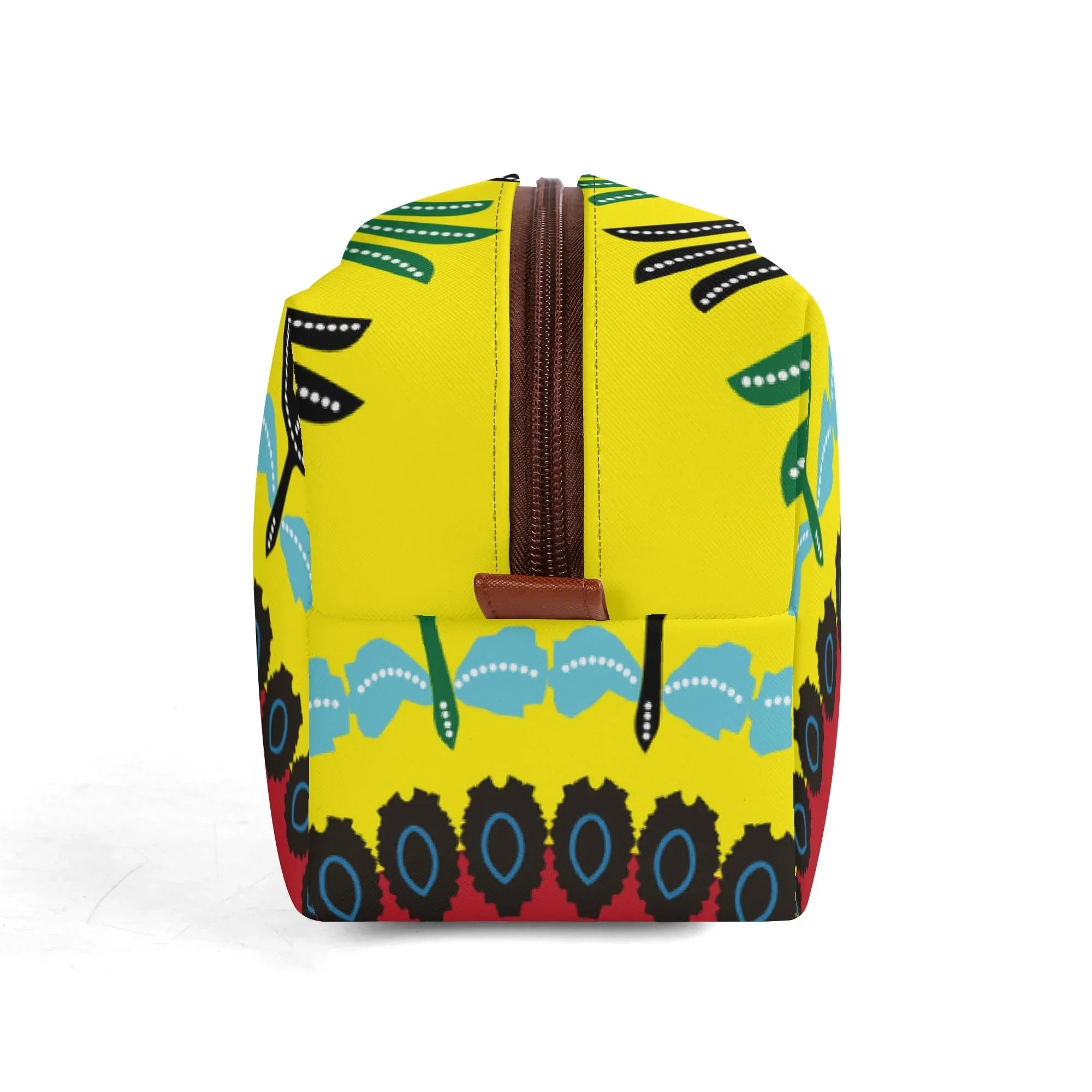 Travel Twill PU Leather Toilettrie Bag Makeup Cosmetics - DiwaKi