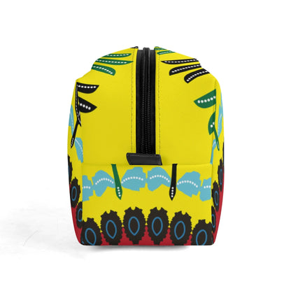 Travel Twill PU Leather Toilettrie Bag Makeup Cosmetics - DiwaKi