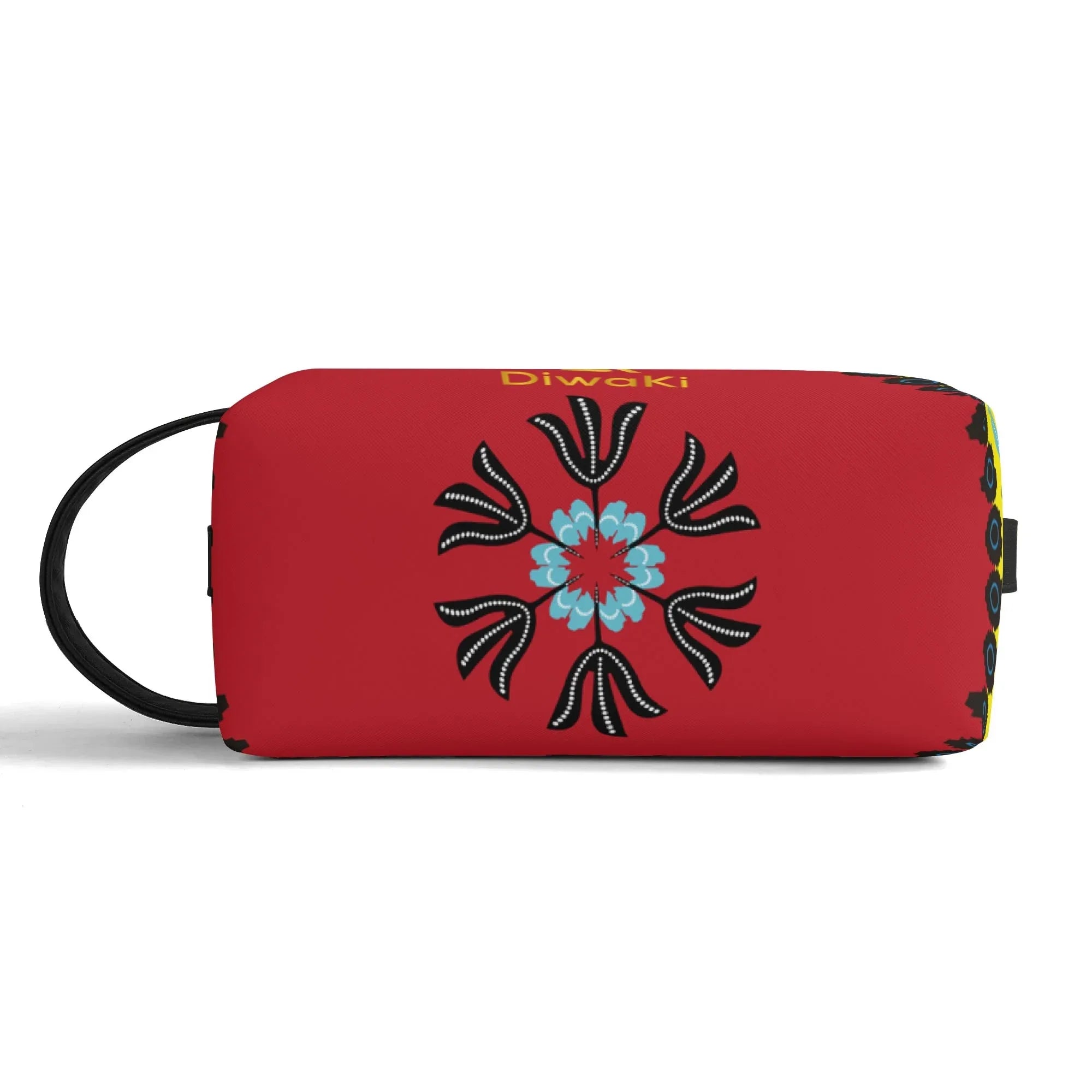 Travel Twill PU Leather Toilettrie Bag Makeup Cosmetics - DiwaKi