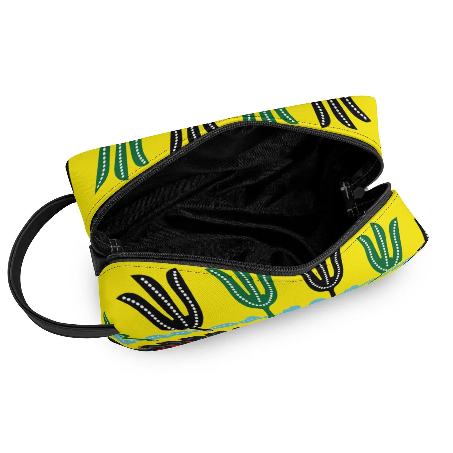 Travel Twill PU Leather Toilettrie Bag Makeup Cosmetics - DiwaKi