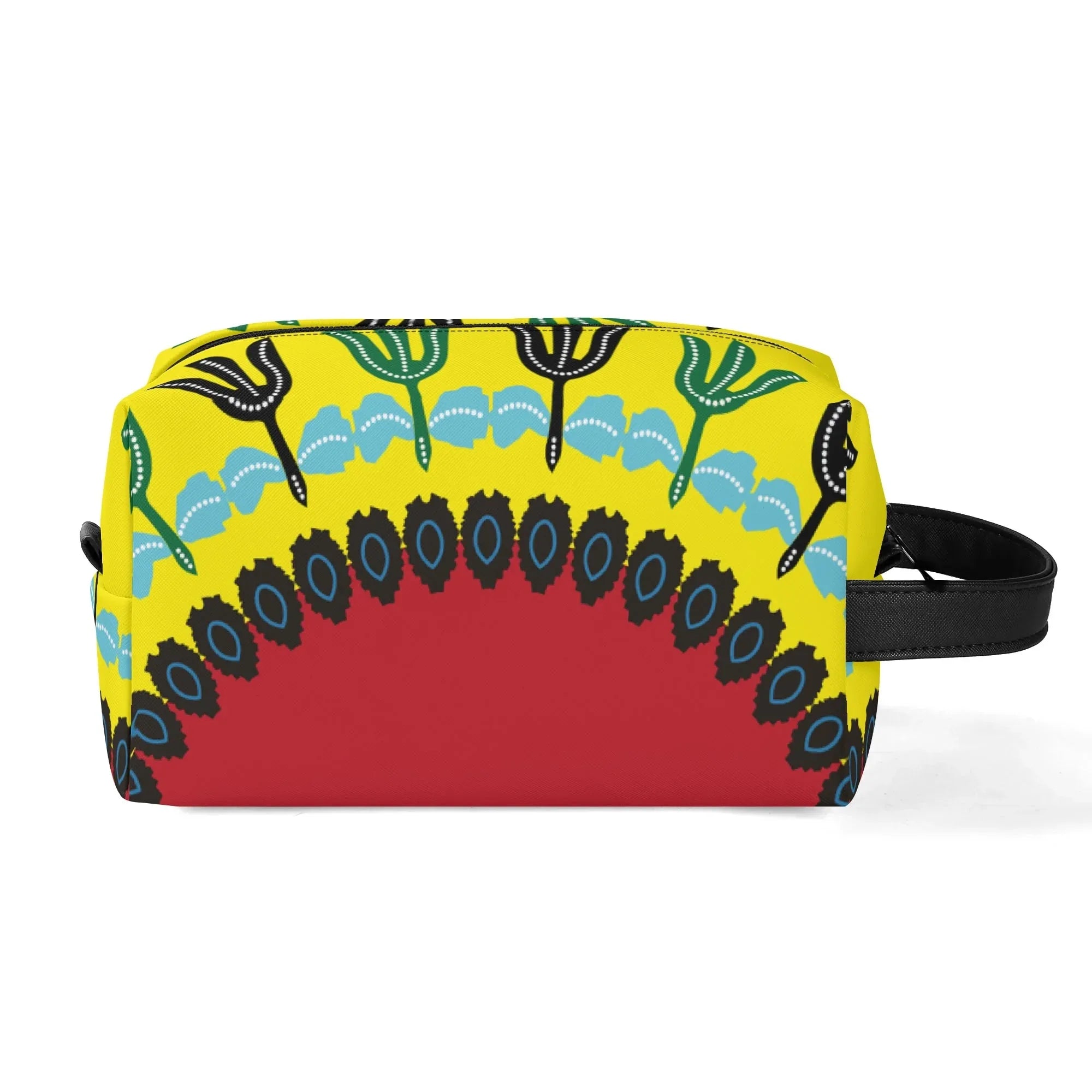 Travel Twill PU Leather Toilettrie Bag Makeup Cosmetics - DiwaKi