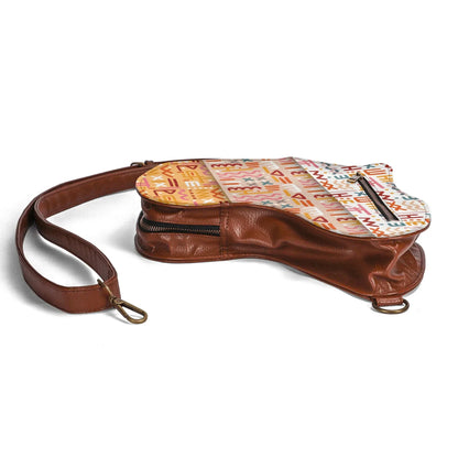 PU Leather Africa Map Bag for African bogolan Lover Gift - DiwaKi