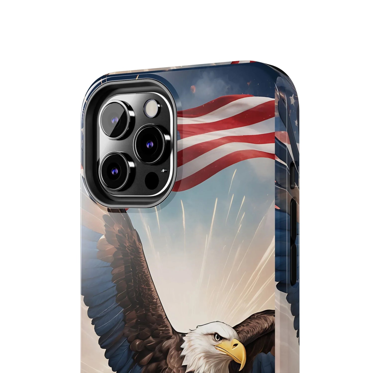Majestic Eagle Flag Phone Case - DiwaKi