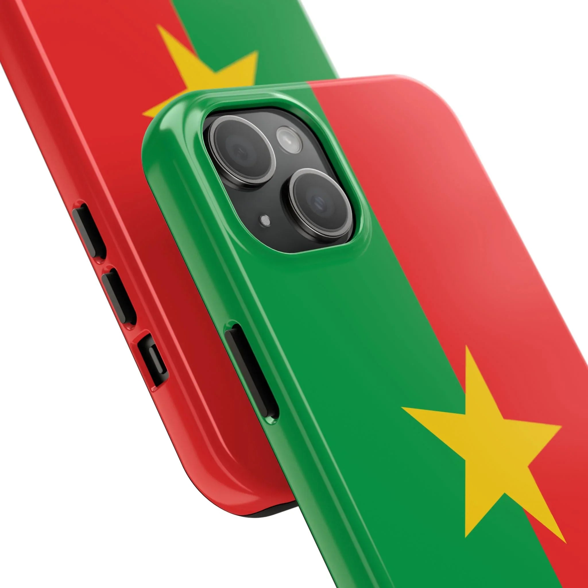 Burkina Faso Flag Tough Phone Case – Durable Protective Cover - DiwaKi