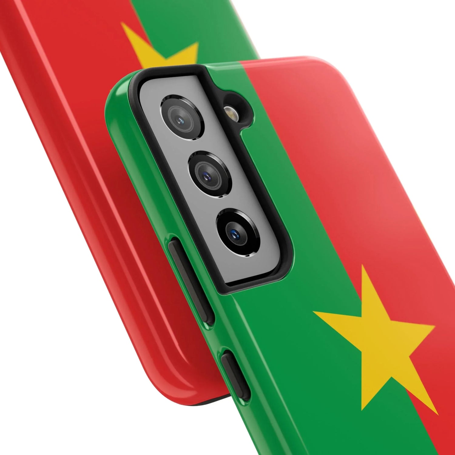 Burkina Faso Flag Tough Phone Case – Durable Protective Cover - DiwaKi