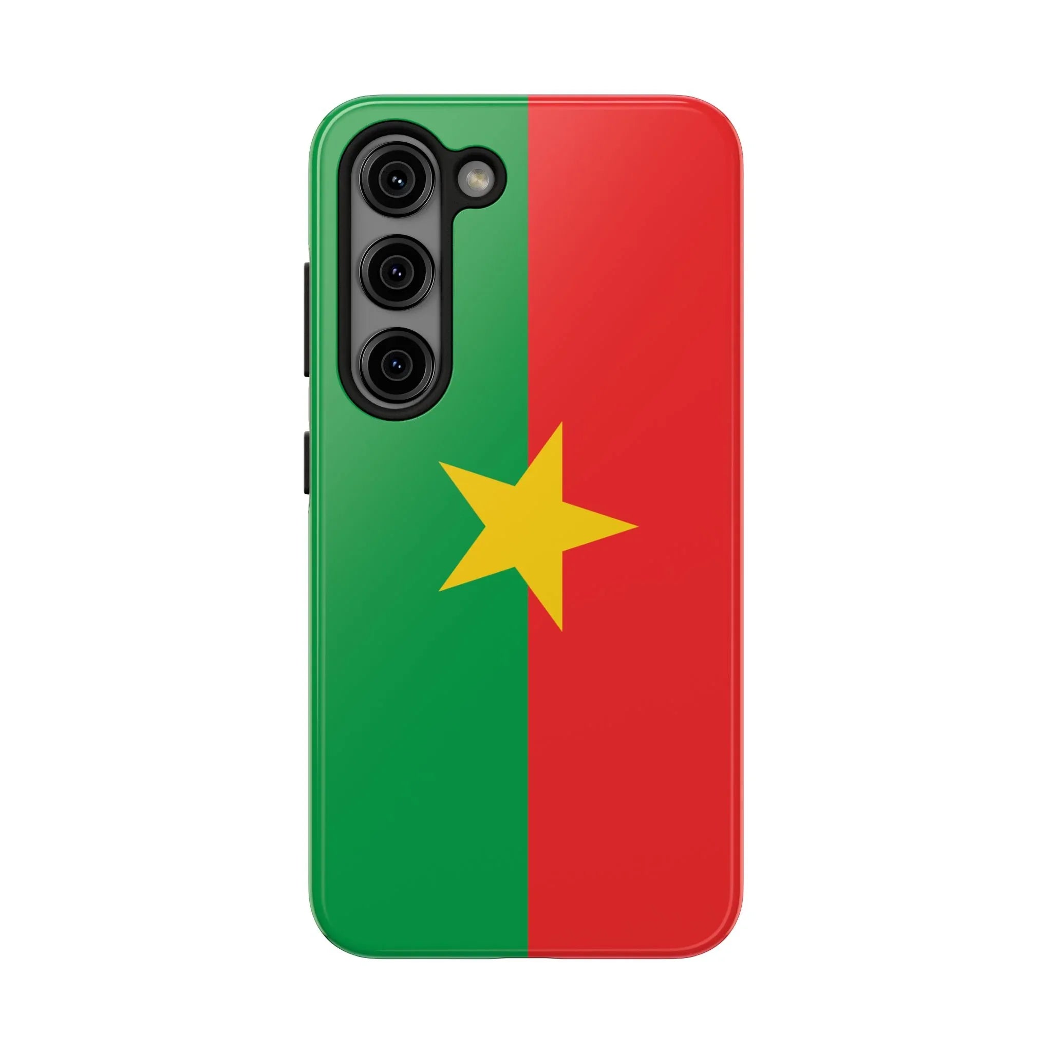 Burkina Faso Flag Tough Phone Case – Durable Protective Cover - DiwaKi