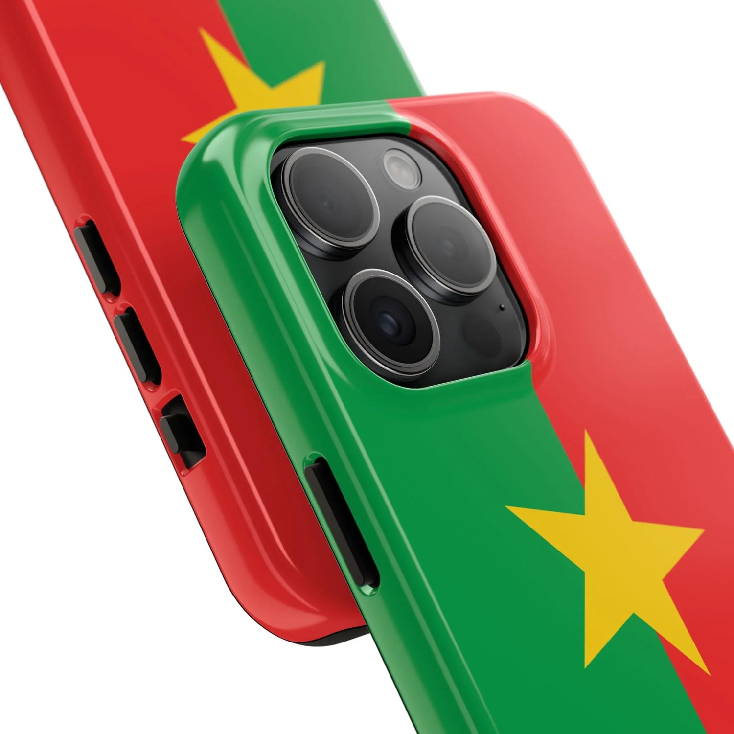 Burkina Faso Flag Tough Phone Case – Durable Protective Cover - DiwaKi