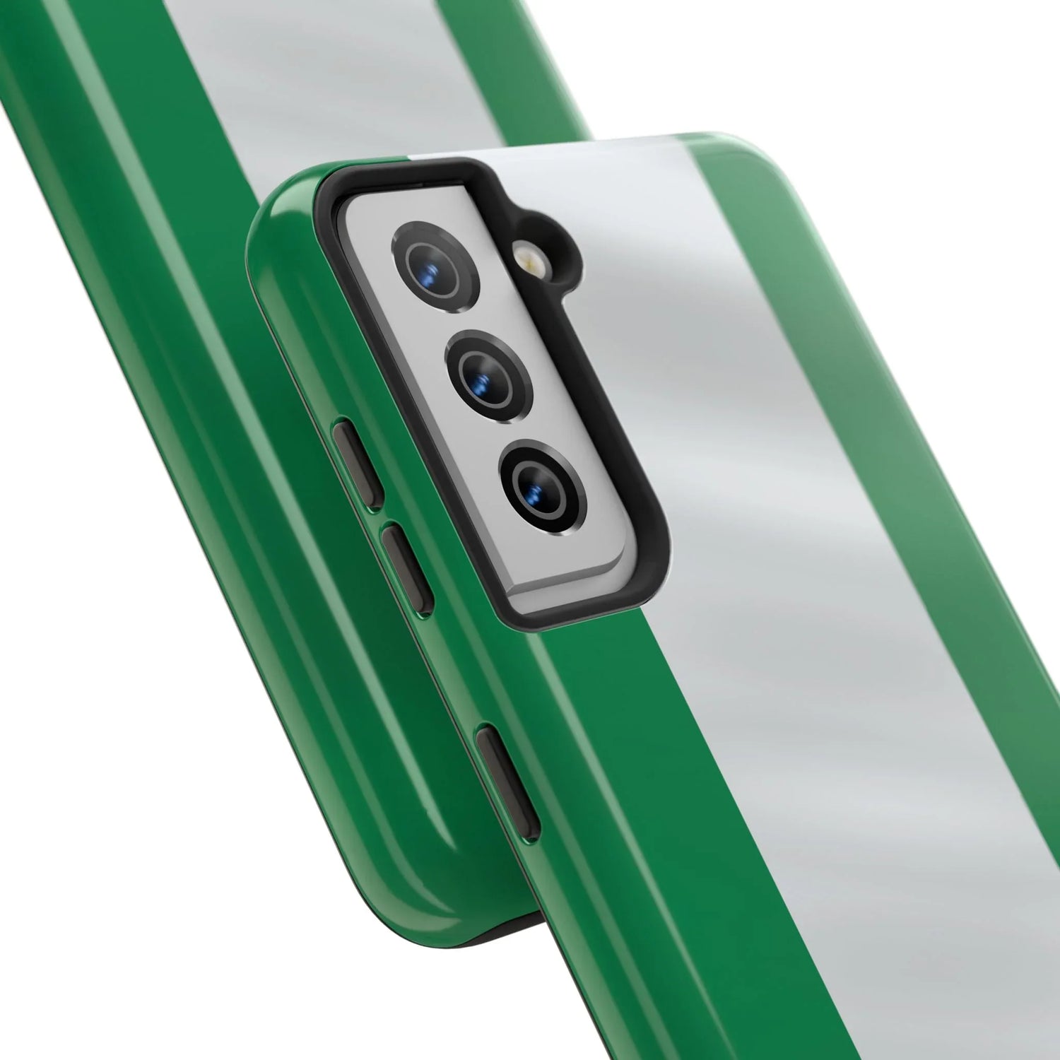 Tough Phone Case — Nigerian flag Rugged Protective Cover - DiwaKi