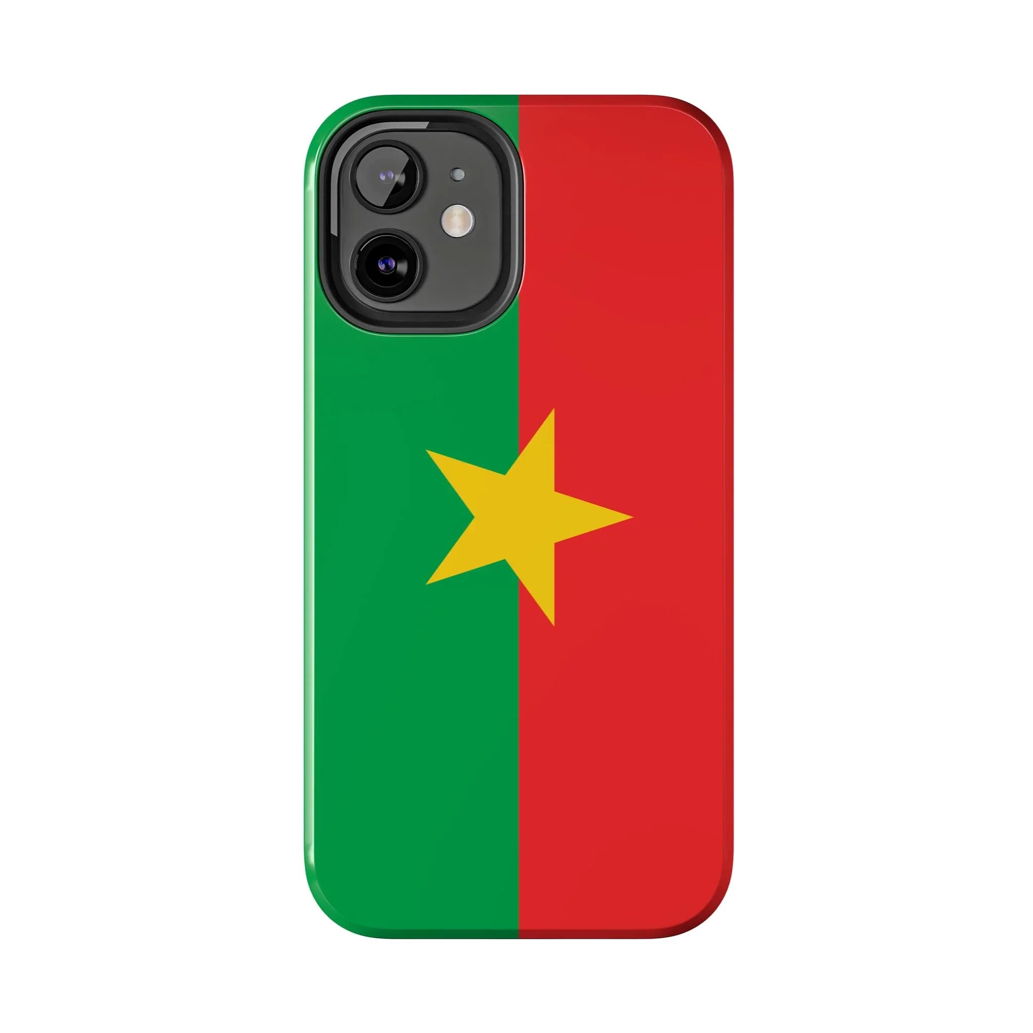 Burkina Faso Flag Tough Phone Case – Durable Protective Cover - DiwaKi