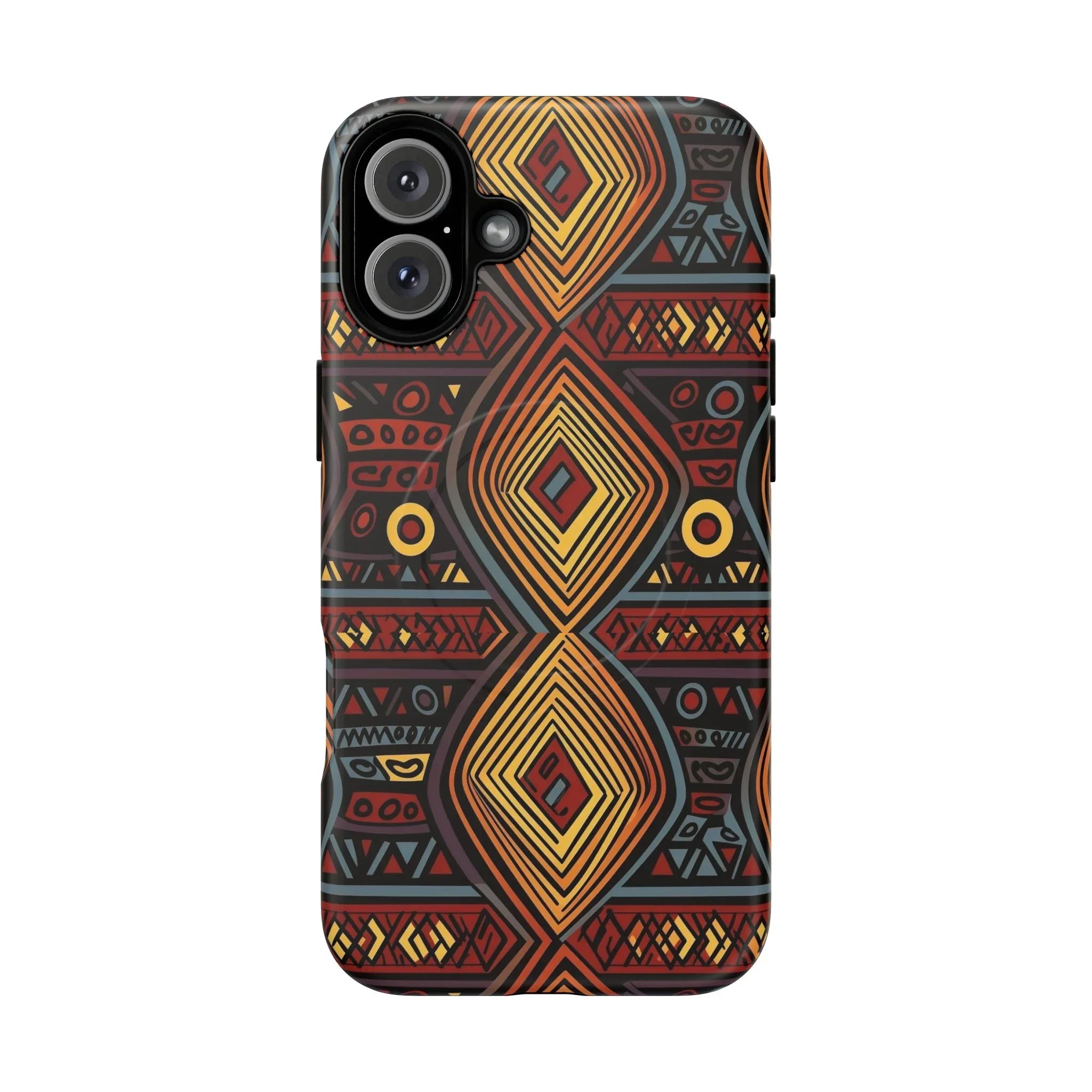 Tribal Geometric Tough Magnetic Phone Case - DiwaKi