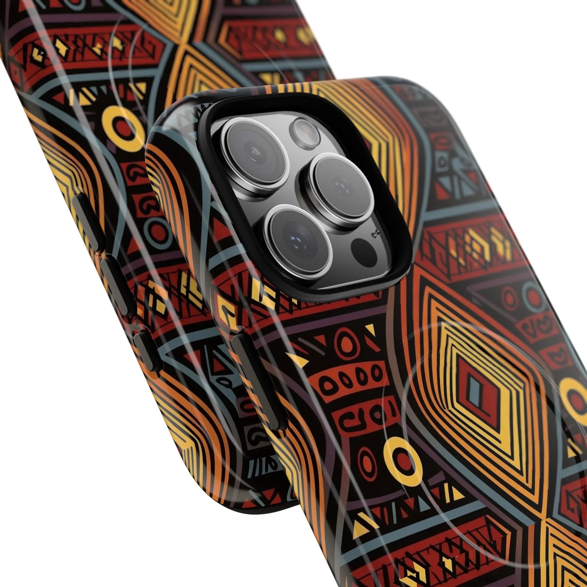 Tribal Geometric Tough Magnetic Phone Case - DiwaKi