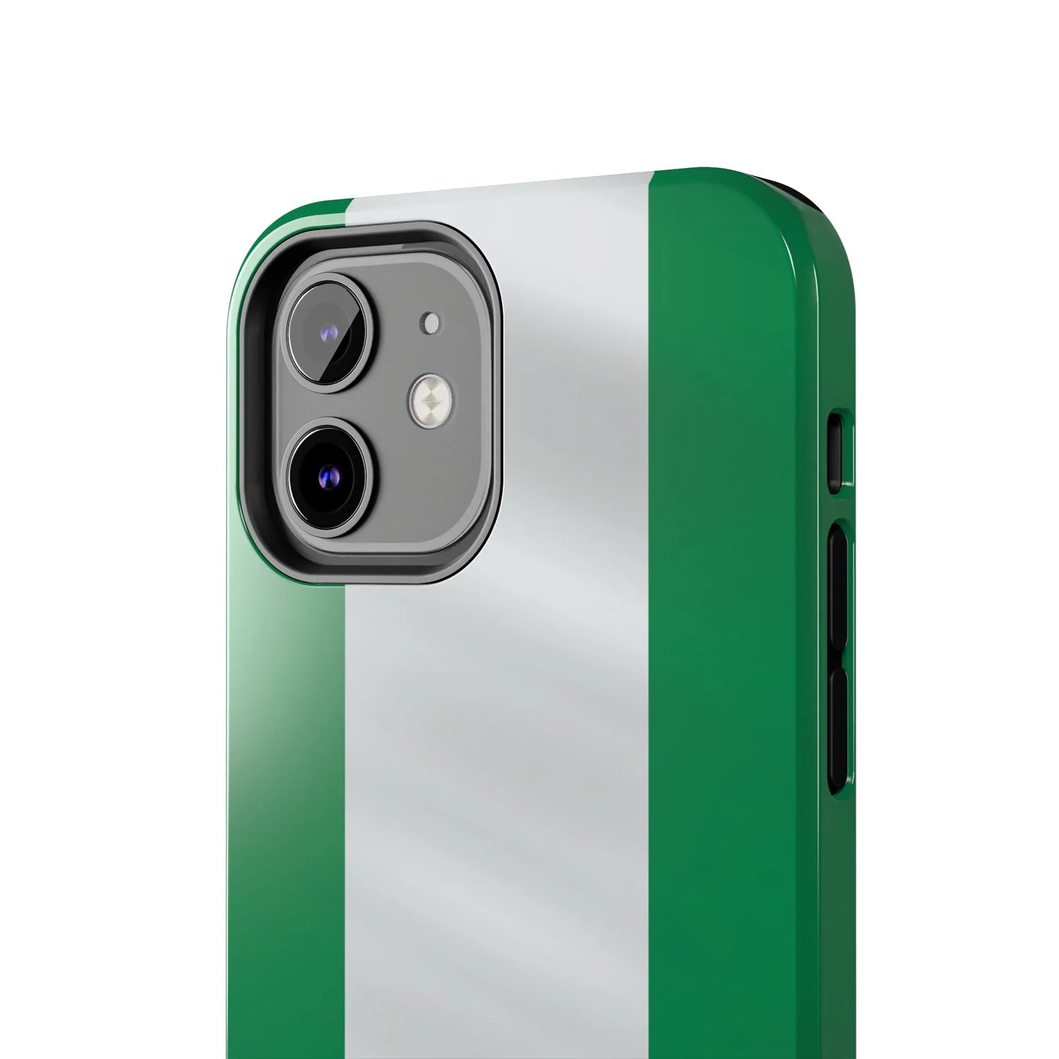 Tough Phone Case — Nigerian flag Rugged Protective Cover - DiwaKi