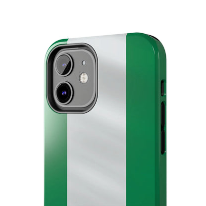 Tough Phone Case — Nigerian flag Rugged Protective Cover - DiwaKi