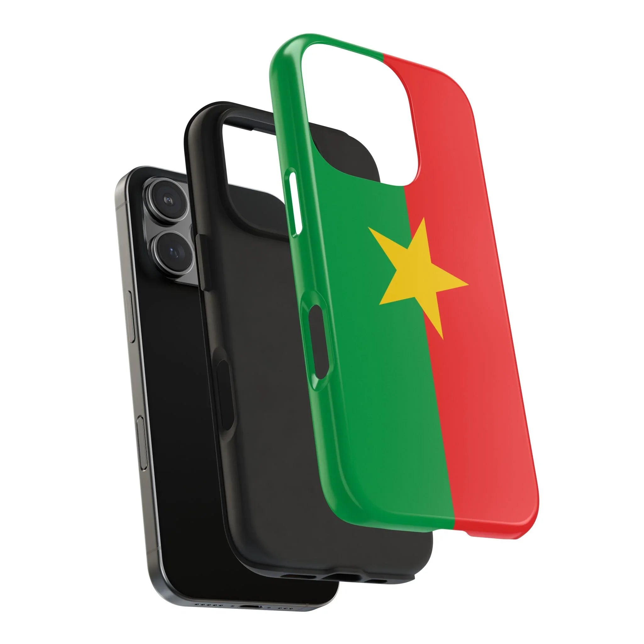 Burkina Faso Flag Tough Phone Case – Durable Protective Cover - DiwaKi