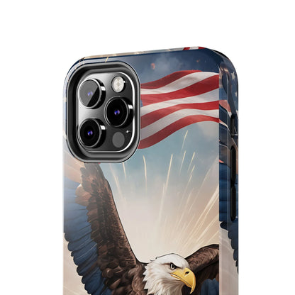 Majestic Eagle Flag Phone Case - DiwaKi