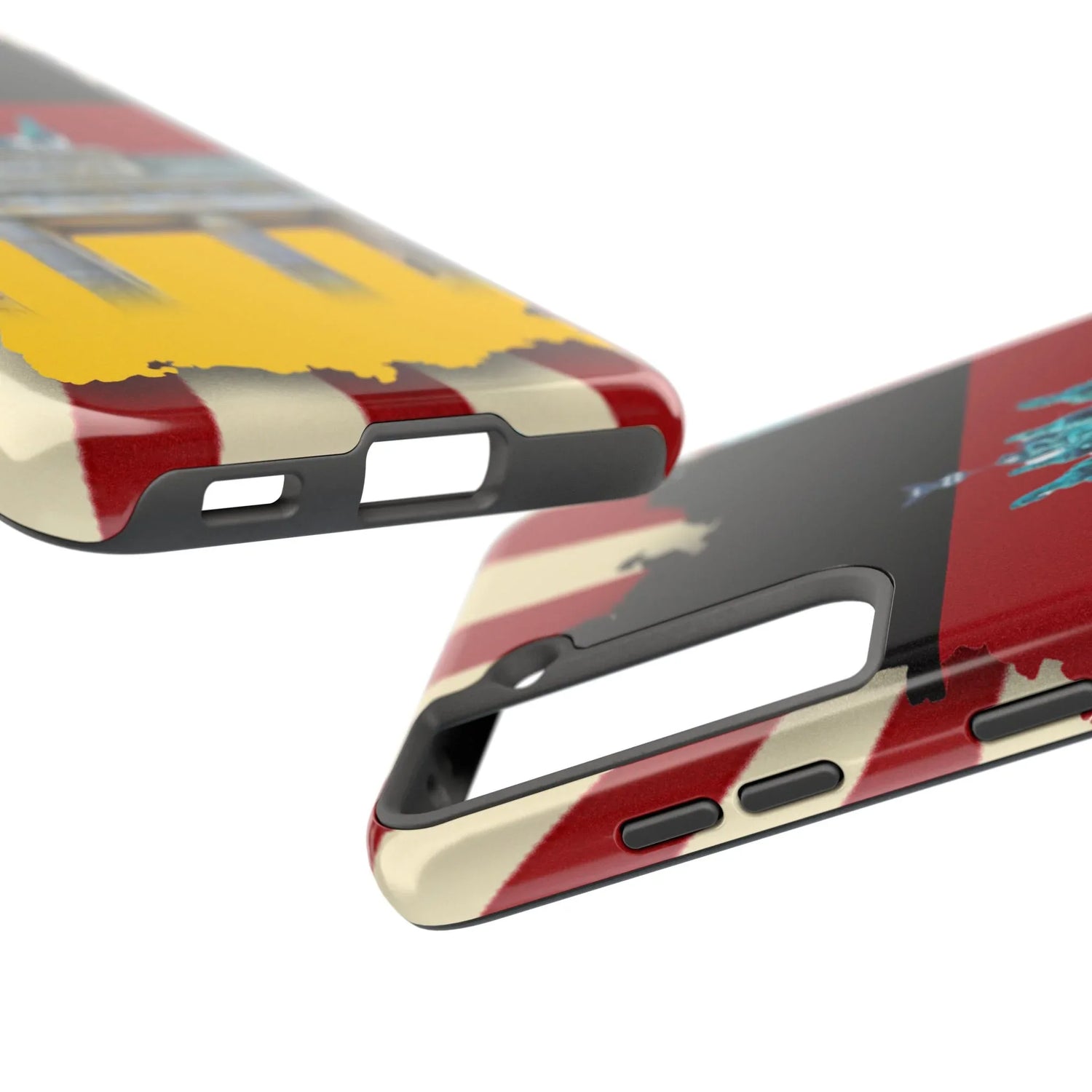 German Flag Brandenburger Gate Tough Phone Case – Berlin Landmark Protective Cover - DiwaKi