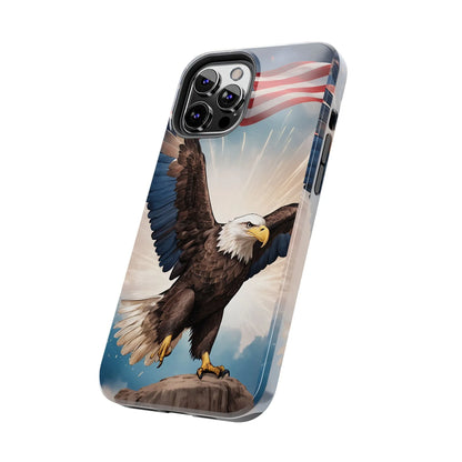 Majestic Eagle Flag Phone Case - DiwaKi