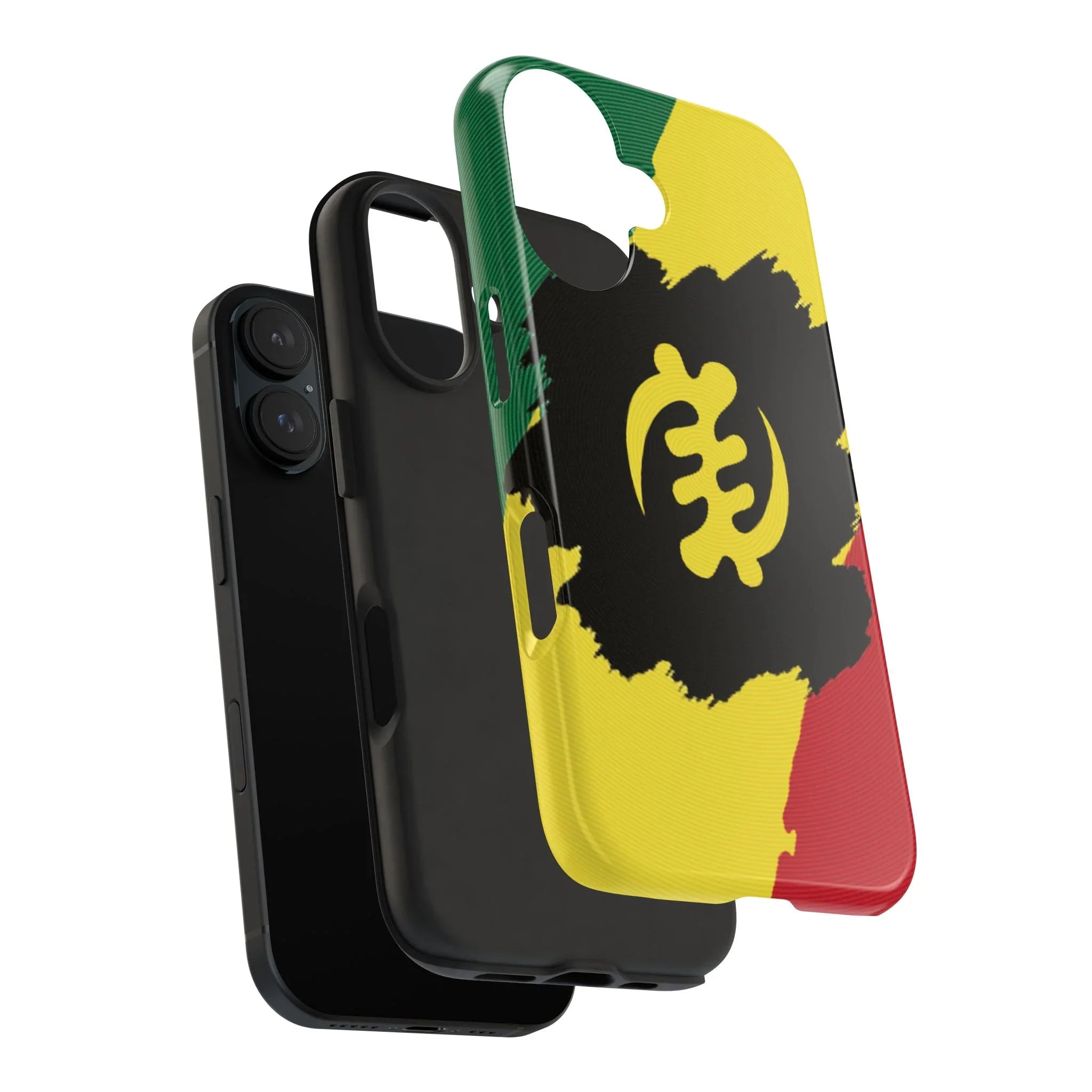 Sankofa Tough Phone Case — Shockproof Protective Phone Cover with Ghana Adinkra Symbol - DiwaKi