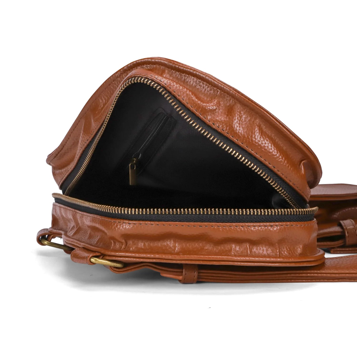 Africa Map Travel Backpack in Black &amp; Brown PU Leather, Perfect for Togo Enthusiasts - DiwaKi