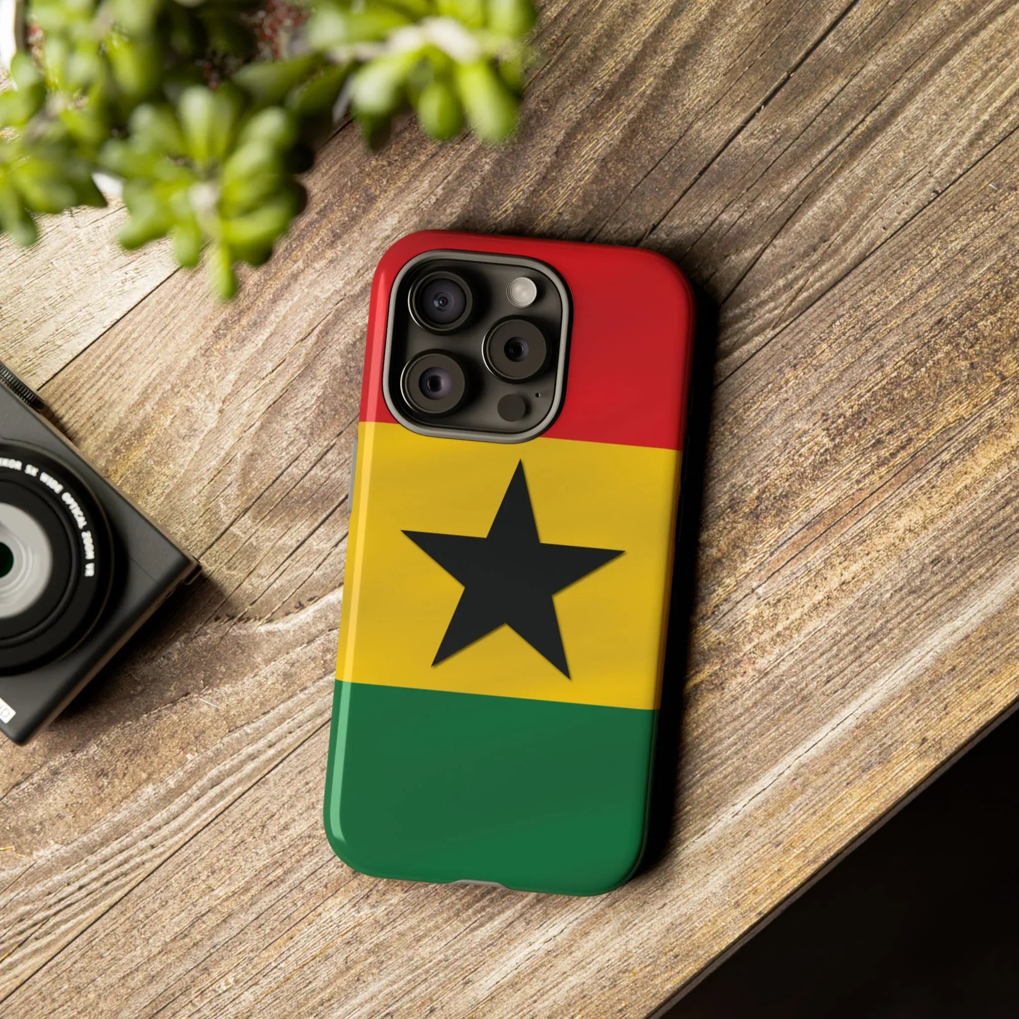 Ghana Colors Rugged Phone Cover - DiwaKi