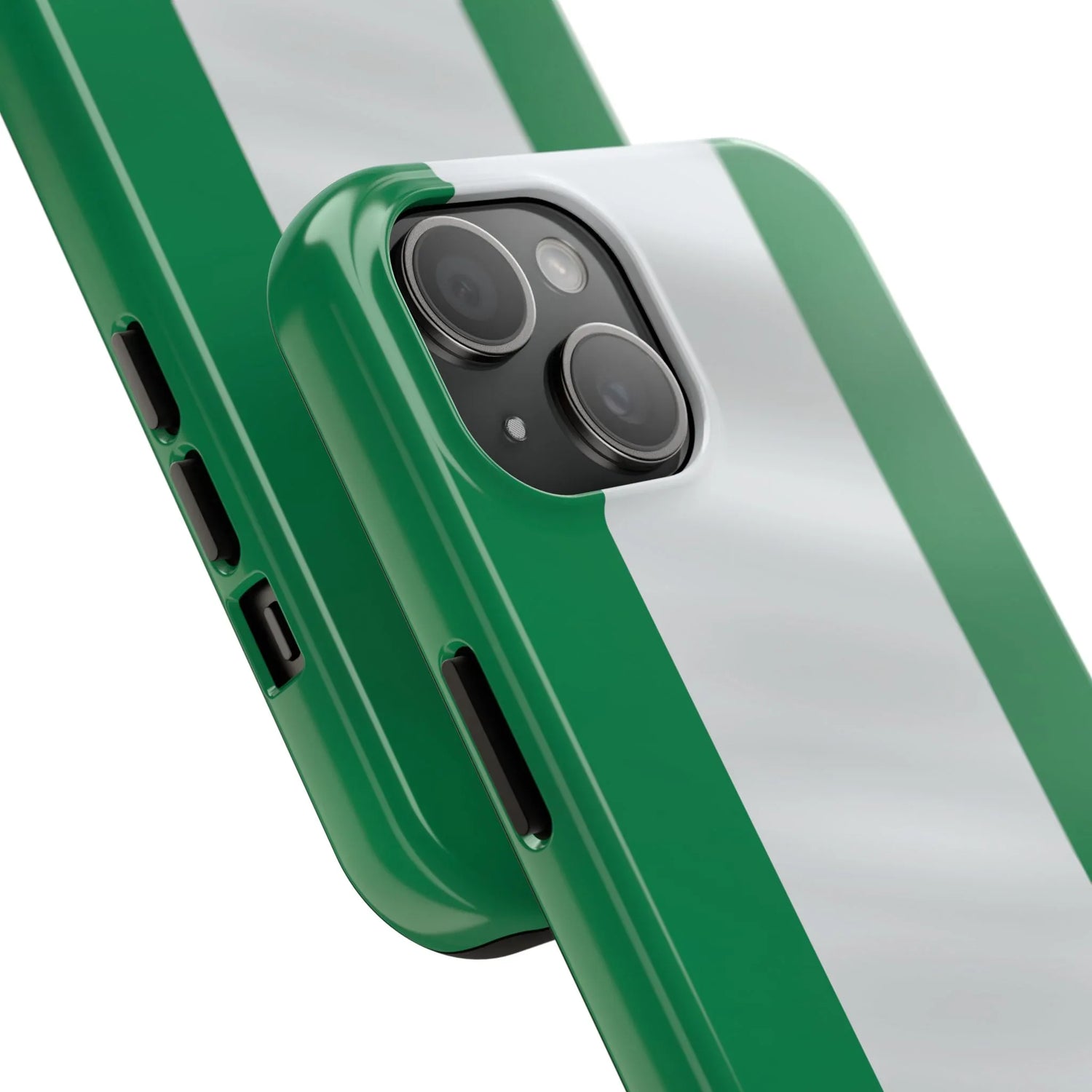 Tough Phone Case — Nigerian flag Rugged Protective Cover - DiwaKi