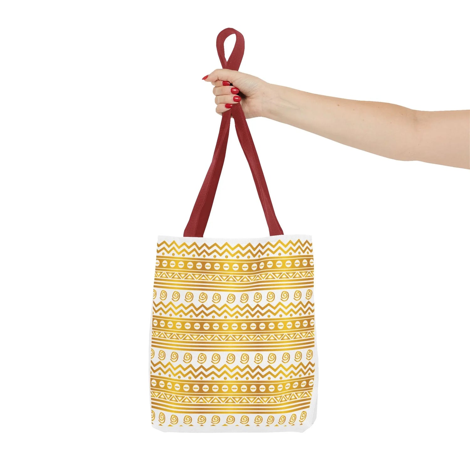 Boho Chic Gold Pattern Tote - DiwaKi