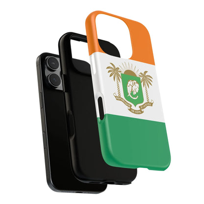 Ivory Coast Flag Tough Phone Case — Côte d&
