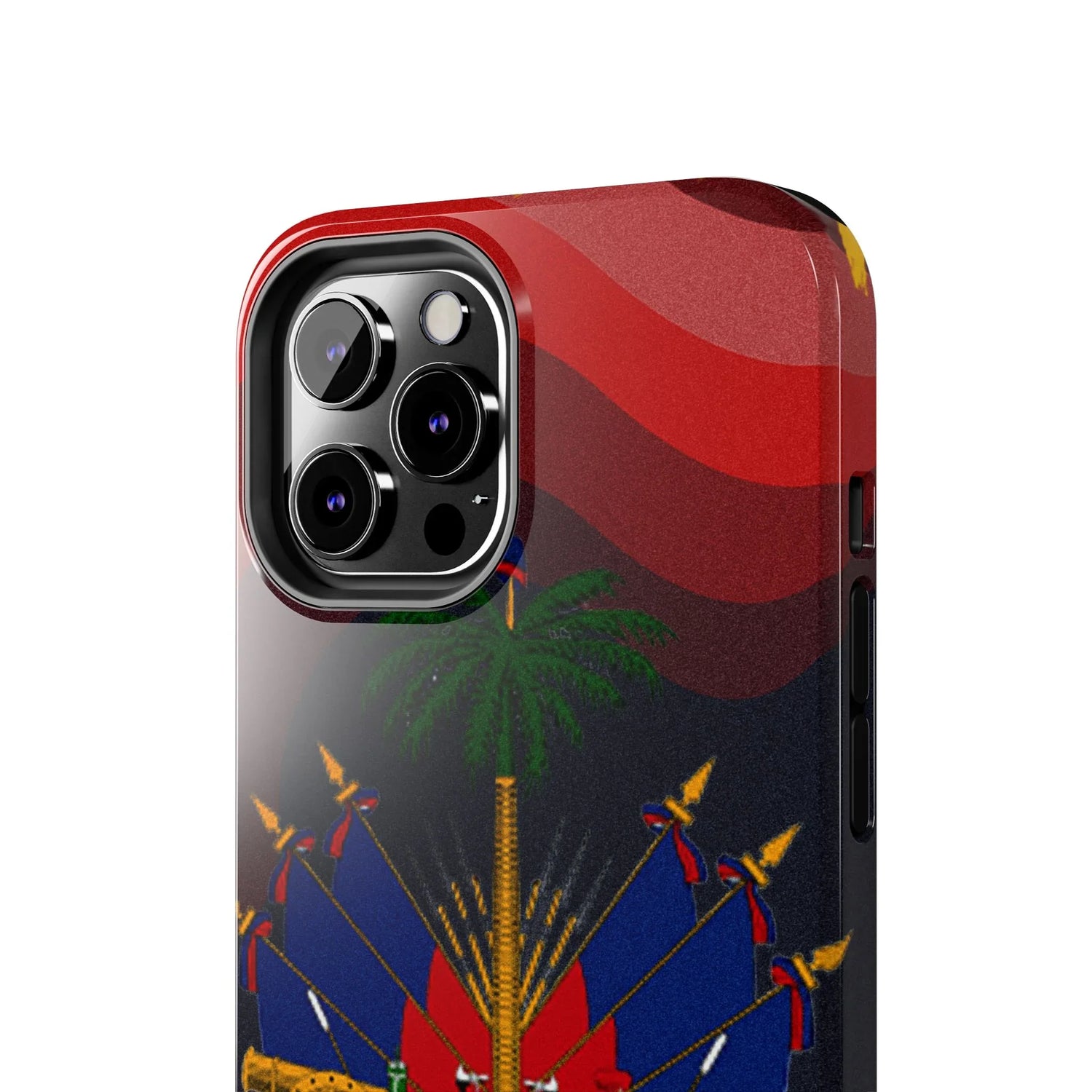 Haiti Coat of Arms Tough Phone Case — Patriotic Haitian Flag Protective Cover - DiwaKi