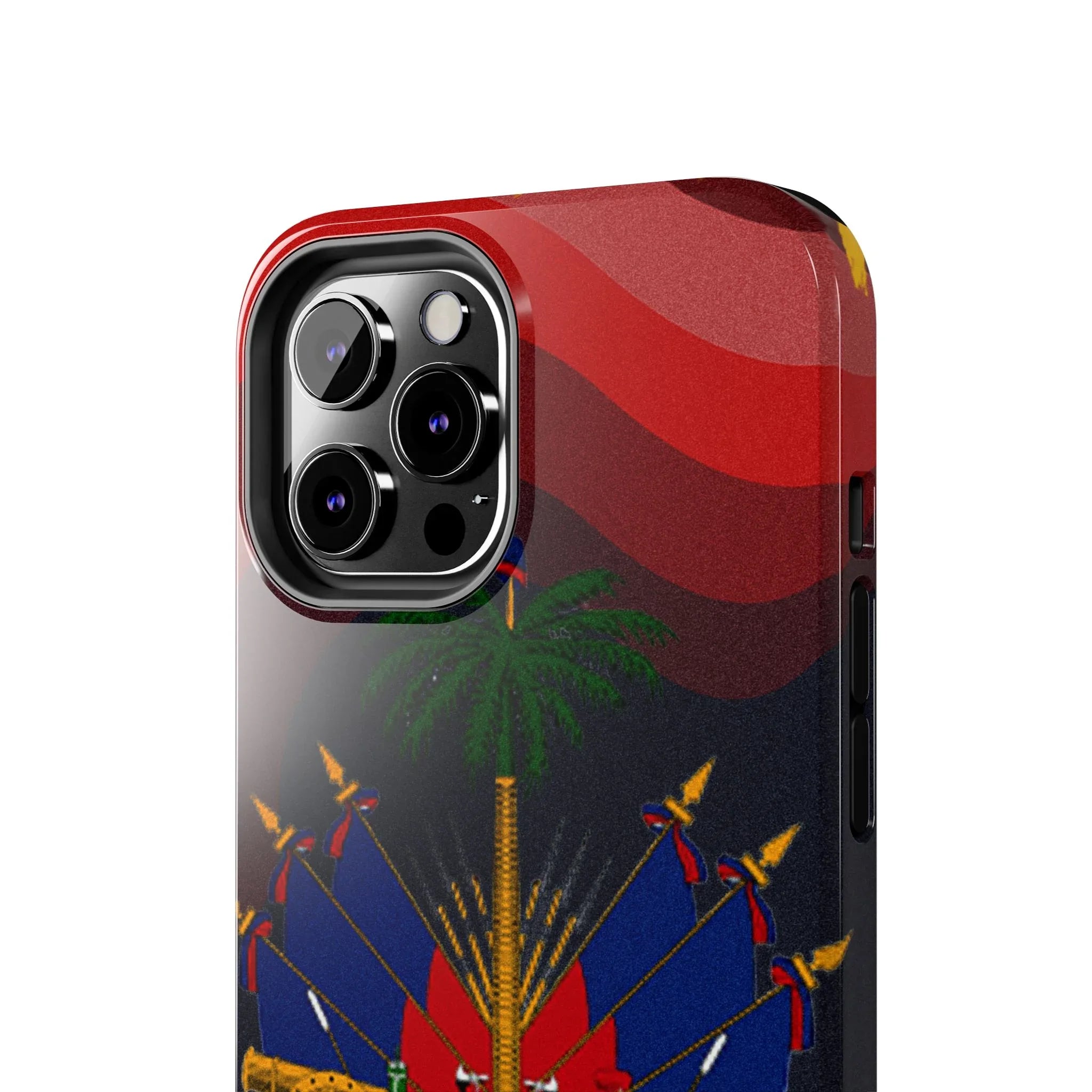 Haiti Coat of Arms Tough Phone Case — Patriotic Haitian Flag Protective Cover - DiwaKi