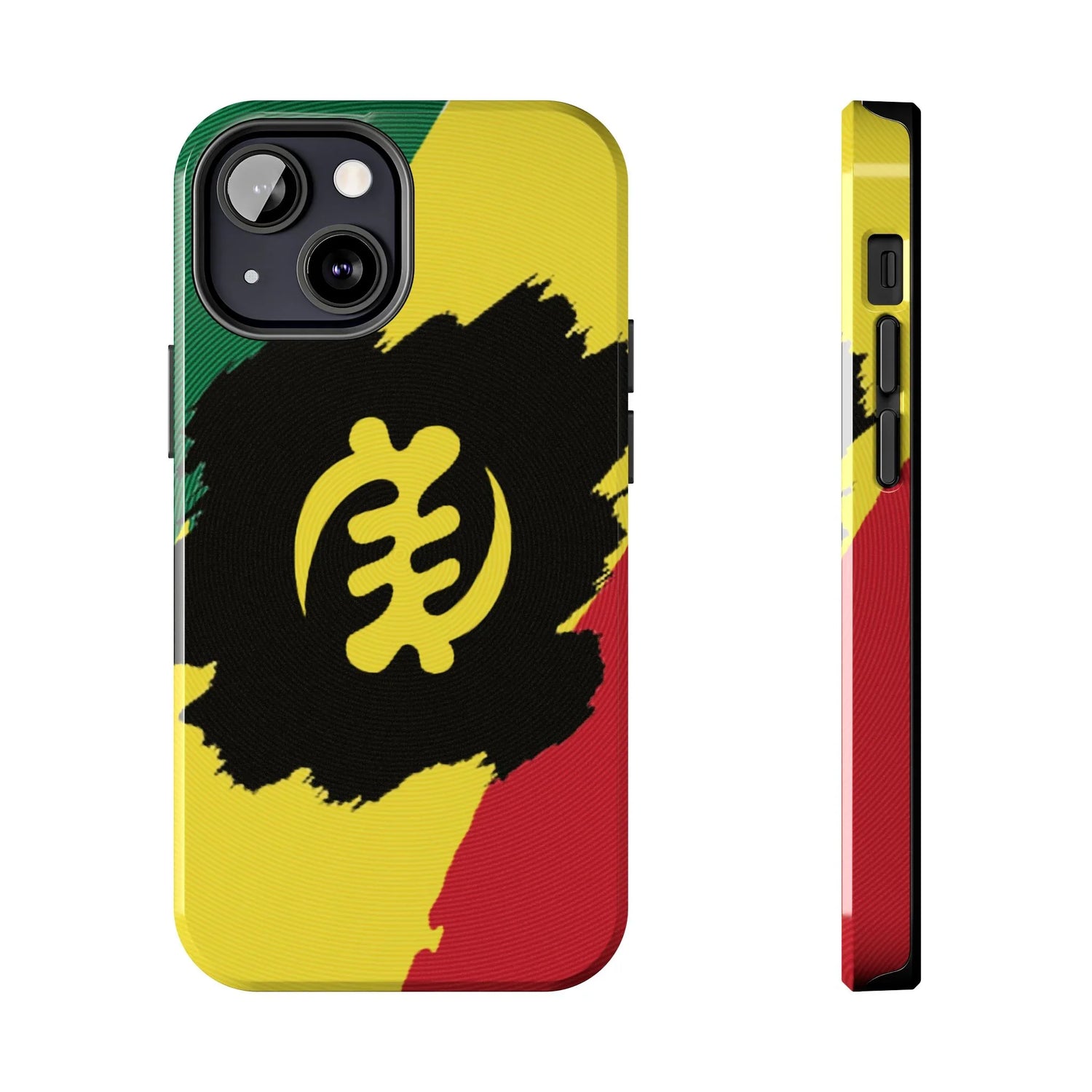 Sankofa Tough Phone Case — Shockproof Protective Phone Cover with Ghana Adinkra Symbol - DiwaKi