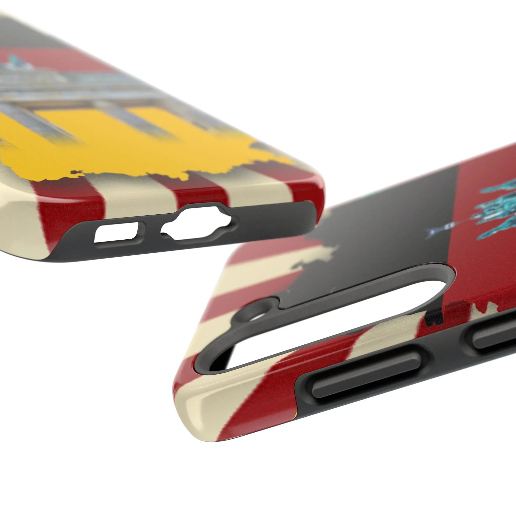 German Flag Brandenburger Gate Tough Phone Case – Berlin Landmark Protective Cover - DiwaKi