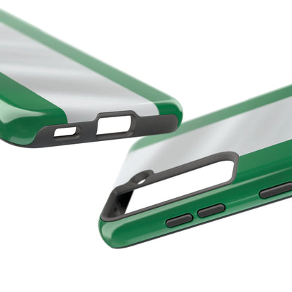 Tough Phone Case — Nigerian flag Rugged Protective Cover - DiwaKi