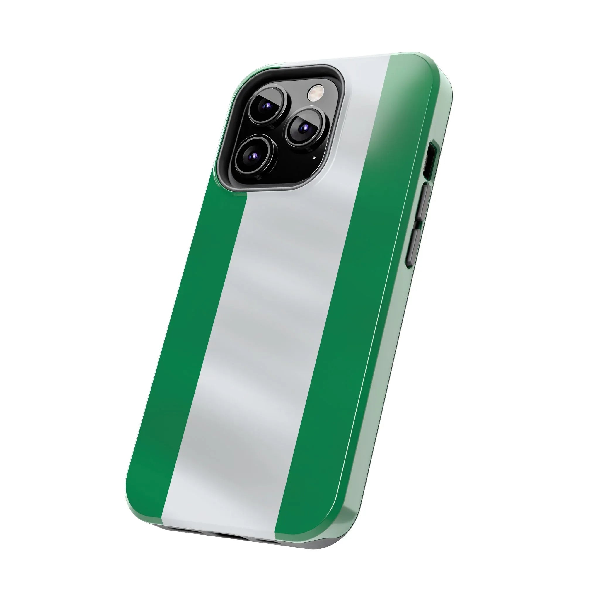 Tough Phone Case — Nigerian flag Rugged Protective Cover - DiwaKi