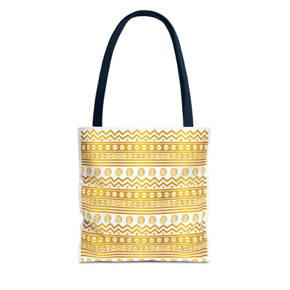 Boho Chic Gold Pattern Tote - DiwaKi