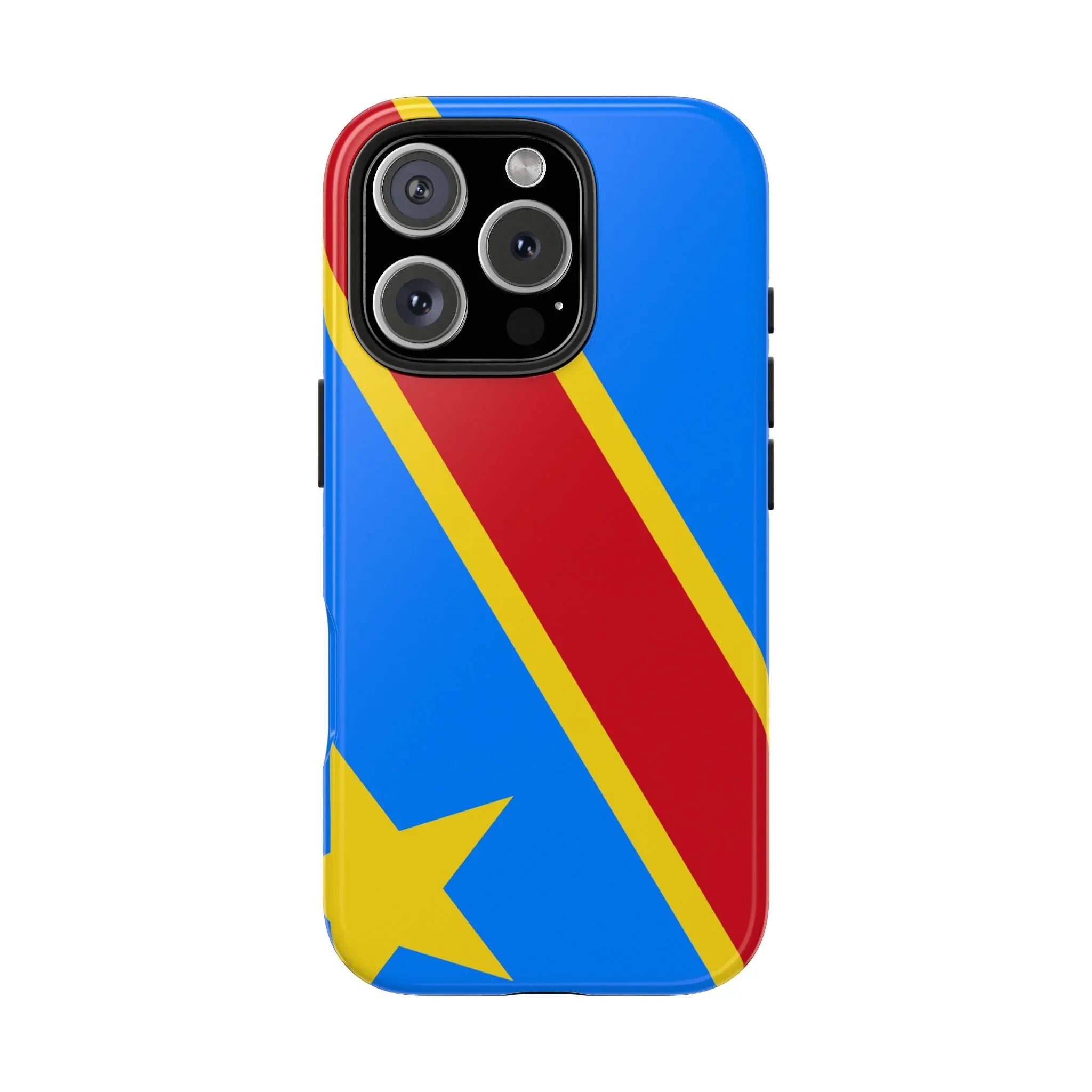 Democratic Republic of Congo Flag Tough Phone Case — Durable Protective Cover - DiwaKi