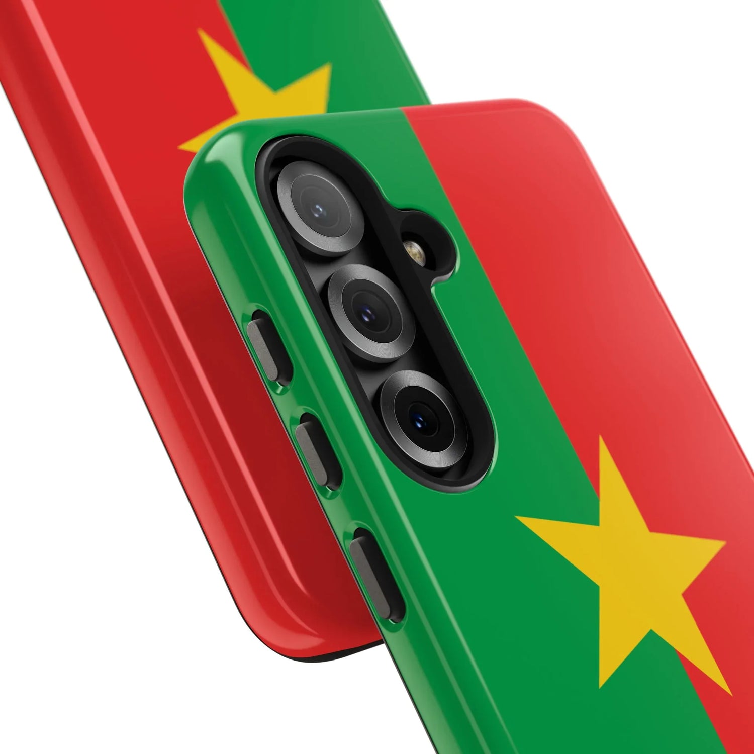 Burkina Faso Flag Tough Phone Case – Durable Protective Cover - DiwaKi