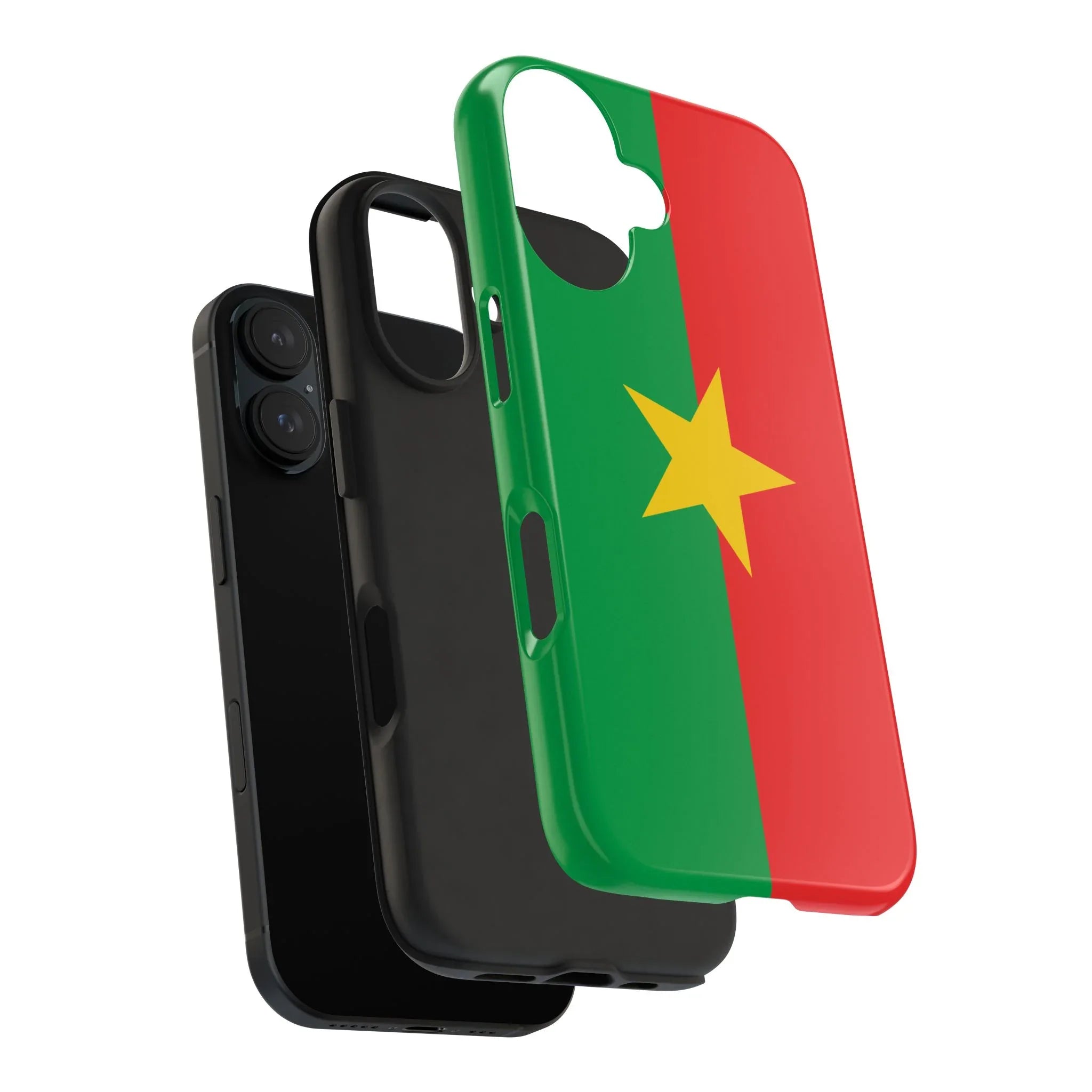 Burkina Faso Flag Tough Phone Case – Durable Protective Cover - DiwaKi