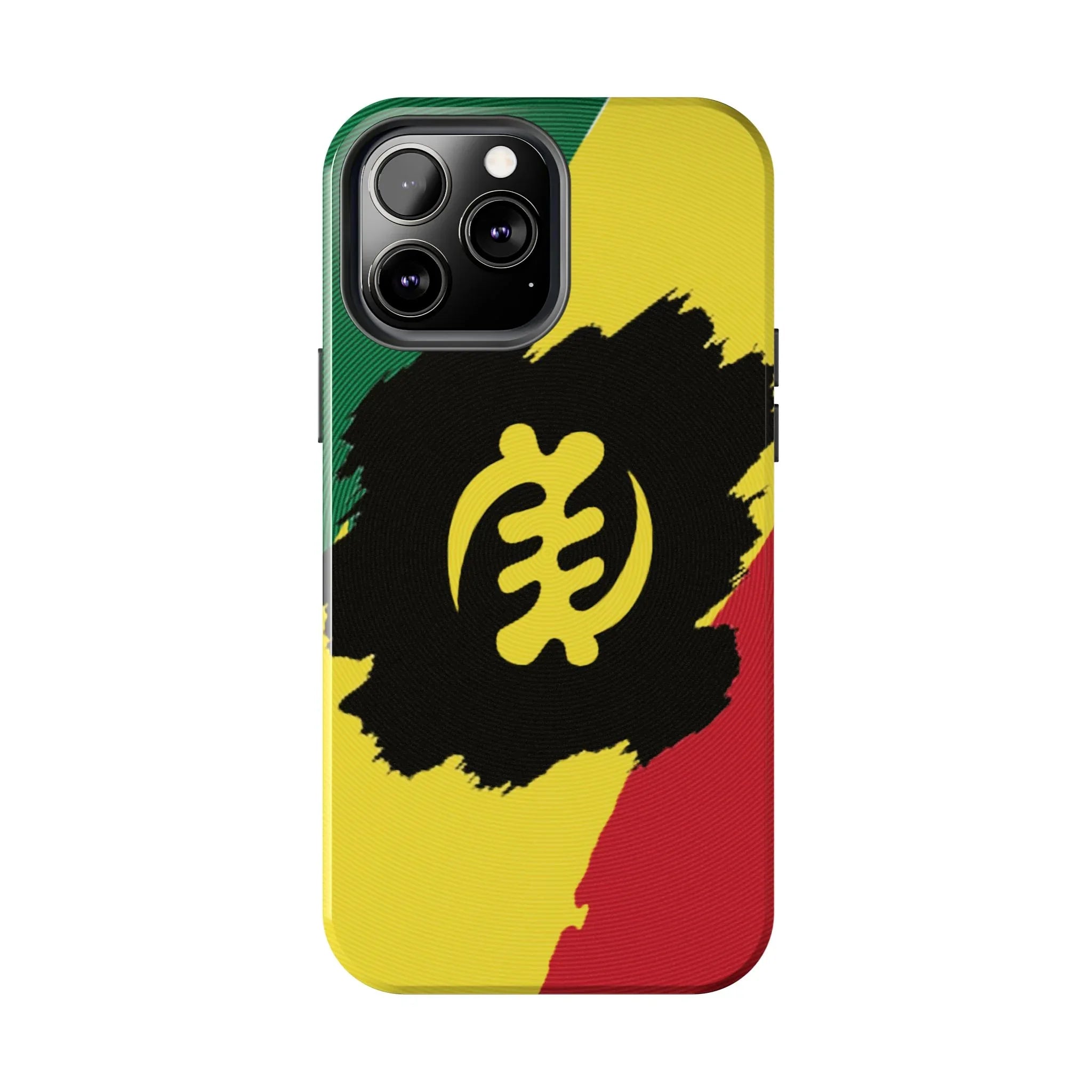 Sankofa Tough Phone Case — Shockproof Protective Phone Cover with Ghana Adinkra Symbol - DiwaKi