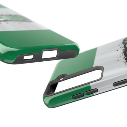 Tough Phone Case — Nigeria Flag Graffiti Design - DiwaKi