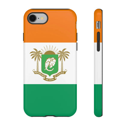 Ivory Coast Flag Tough Phone Case — Côte d&