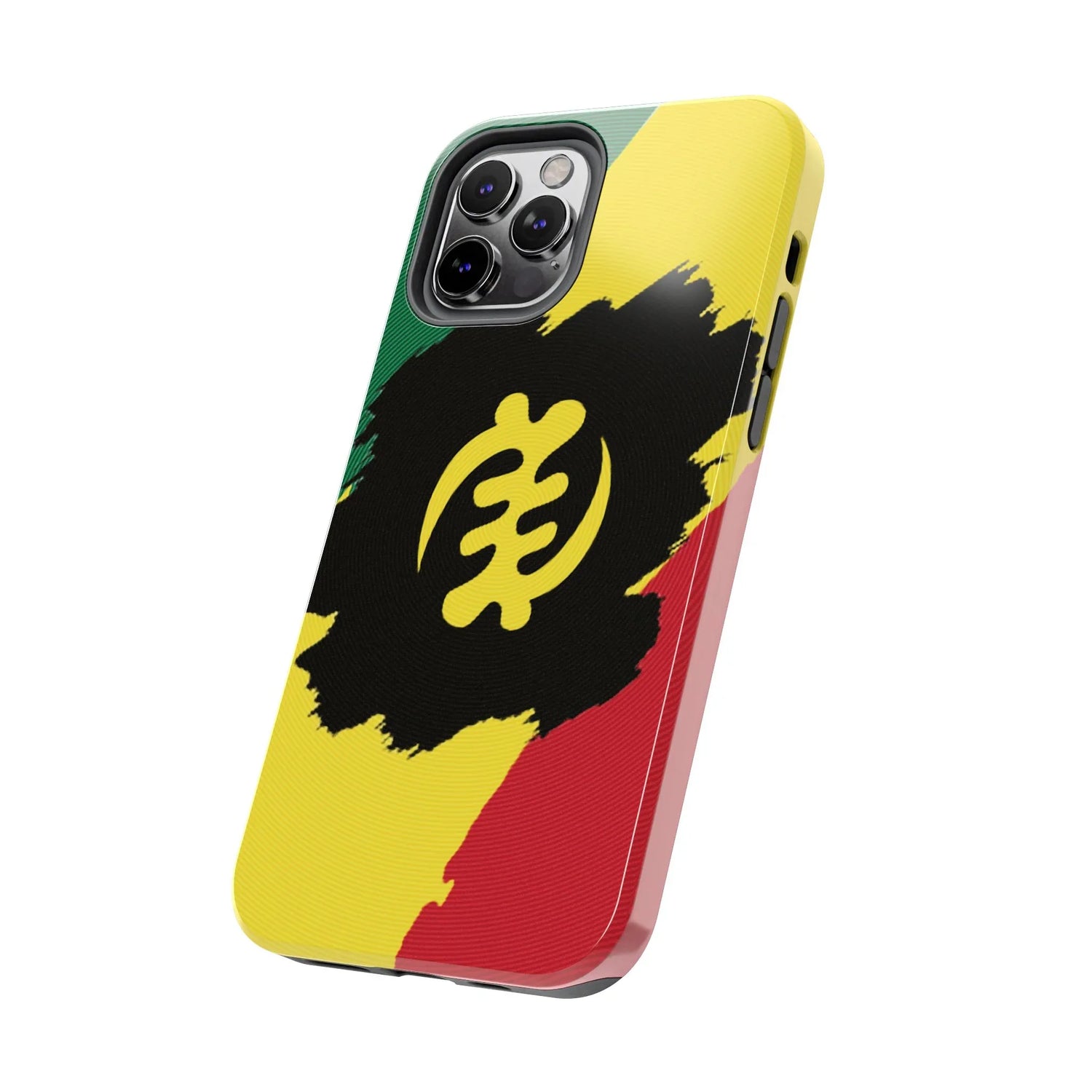 Sankofa Tough Phone Case — Shockproof Protective Phone Cover with Ghana Adinkra Symbol - DiwaKi